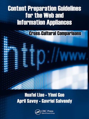 cover image of Content Preparation Guidelines for the Web and Information Appliances